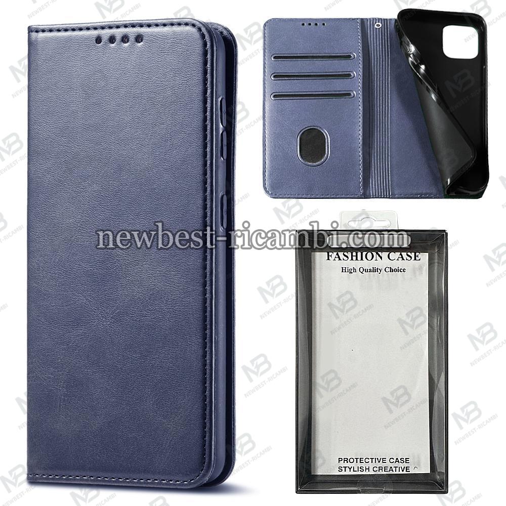 iPhone 17 Pro Book Case Eco Leather Blue In Blister