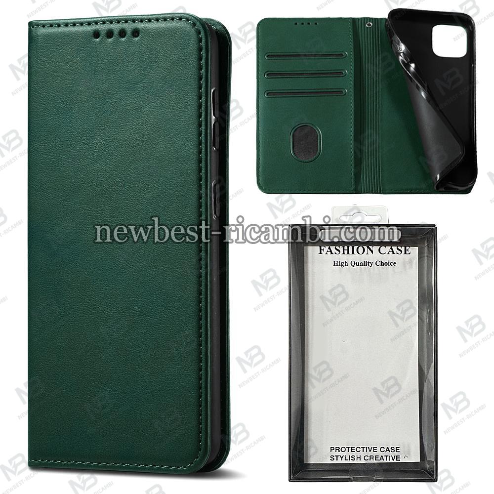 iPhone 17 Pro Book Case Eco Leather Green In Blister