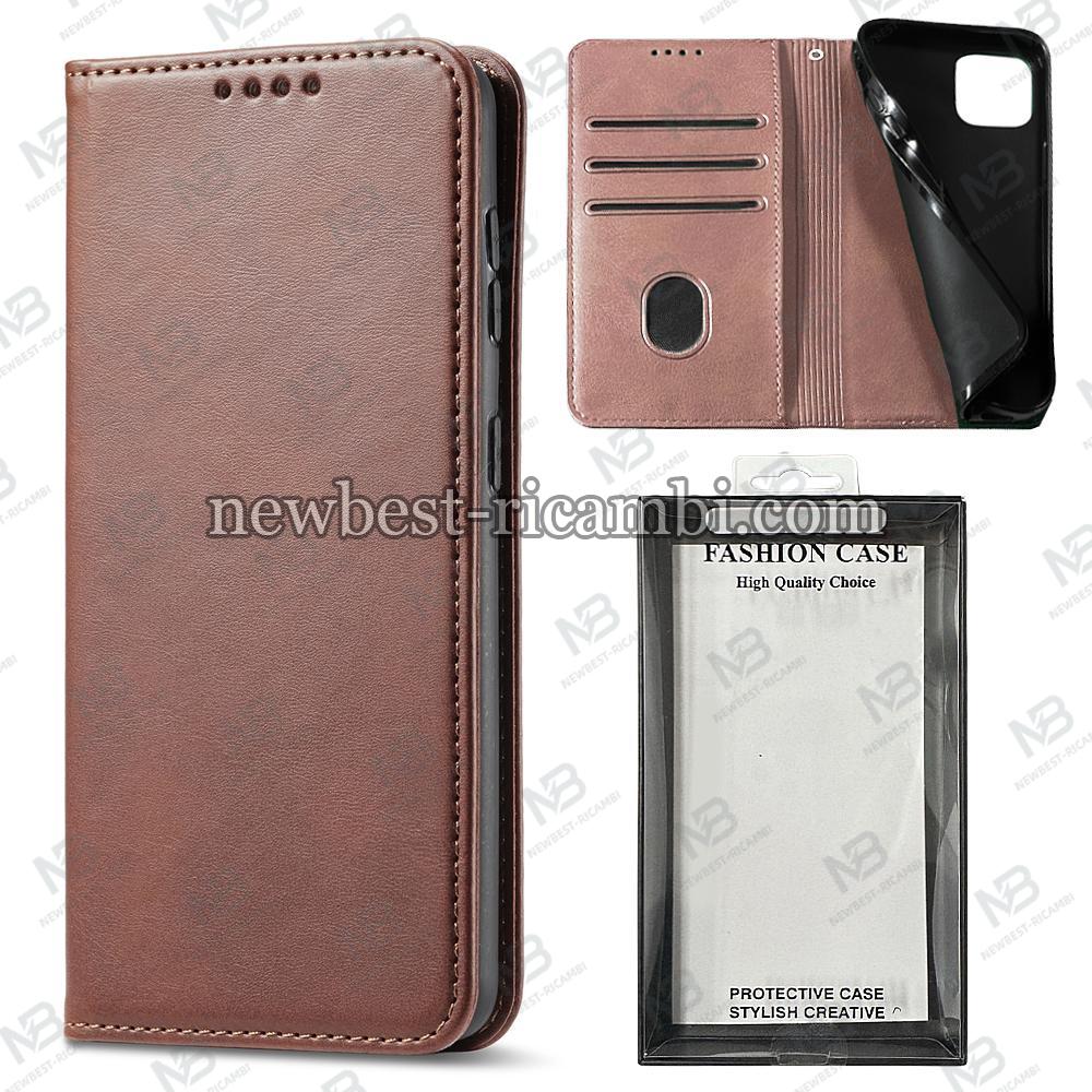 iPhone 17 Pro Max Book Case Eco Leather Brown In Blister