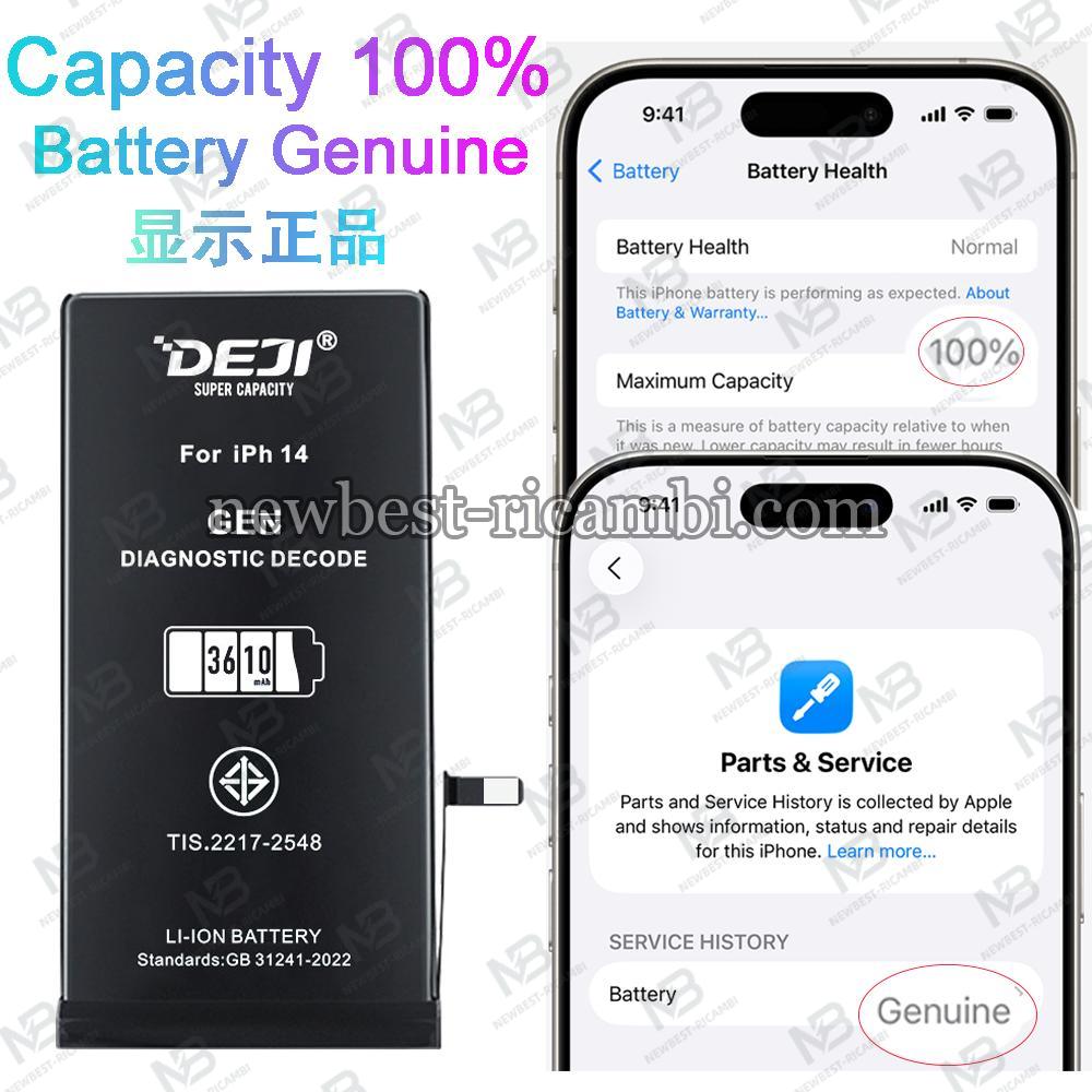 Deji iPhone 14 3610mAh Decode Battery Genuine Self-Diagnosable
