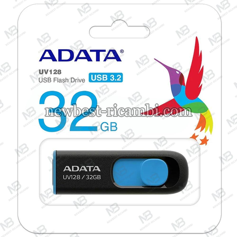 USB-A 3.2 FlashDrive Adata UV128 32Gb AUV128-32G-RBE