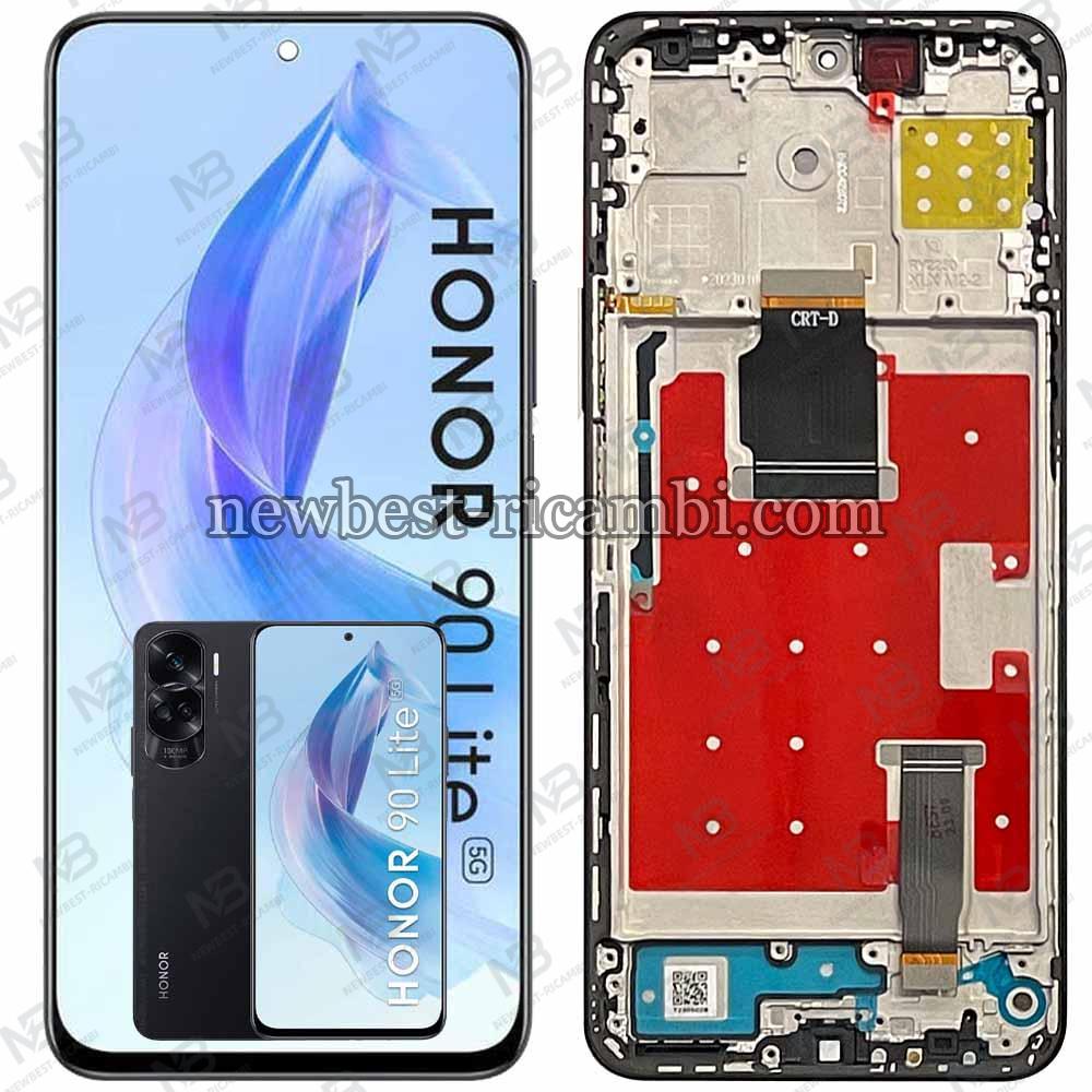 Huawei Honor X8a / Honor 90 lite (CRT-LX1 CRT-LX2 CRT-LX3) Touch + Lcd + Frame Black Original