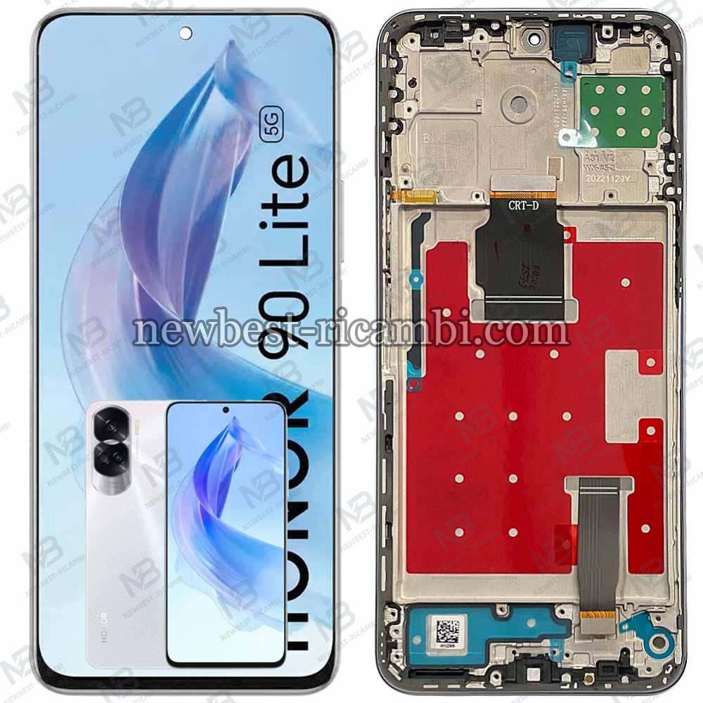 Huawei Honor X8a / Honor 90 lite (CRT-LX1 CRT-LX2 CRT-LX3) Touch + Lcd + Frame White Original