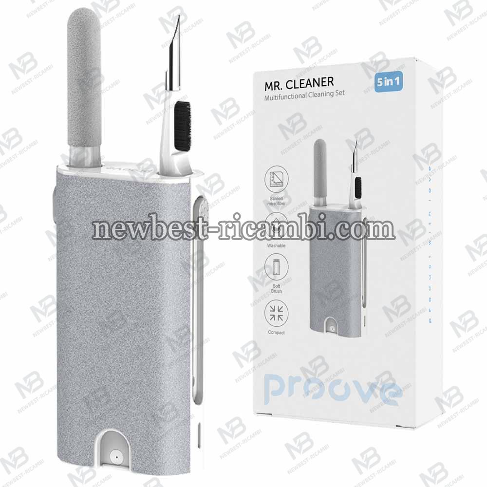 Cleaning Tool Proove Mr.Cleaner for headphones / phone / laptop 5in1 White in Blister