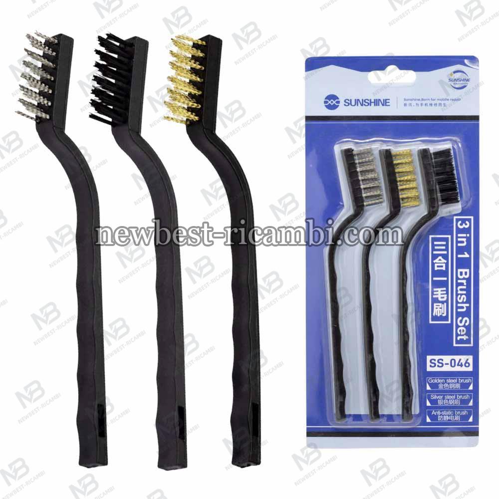 Antistatic Brush Sunshine SS-046 3in1