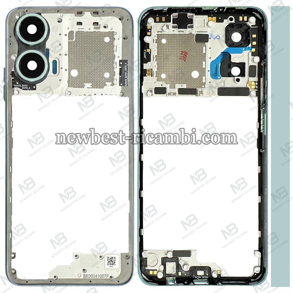 Moto G35 5G Frame B + Camera Glass + Side Key Blue