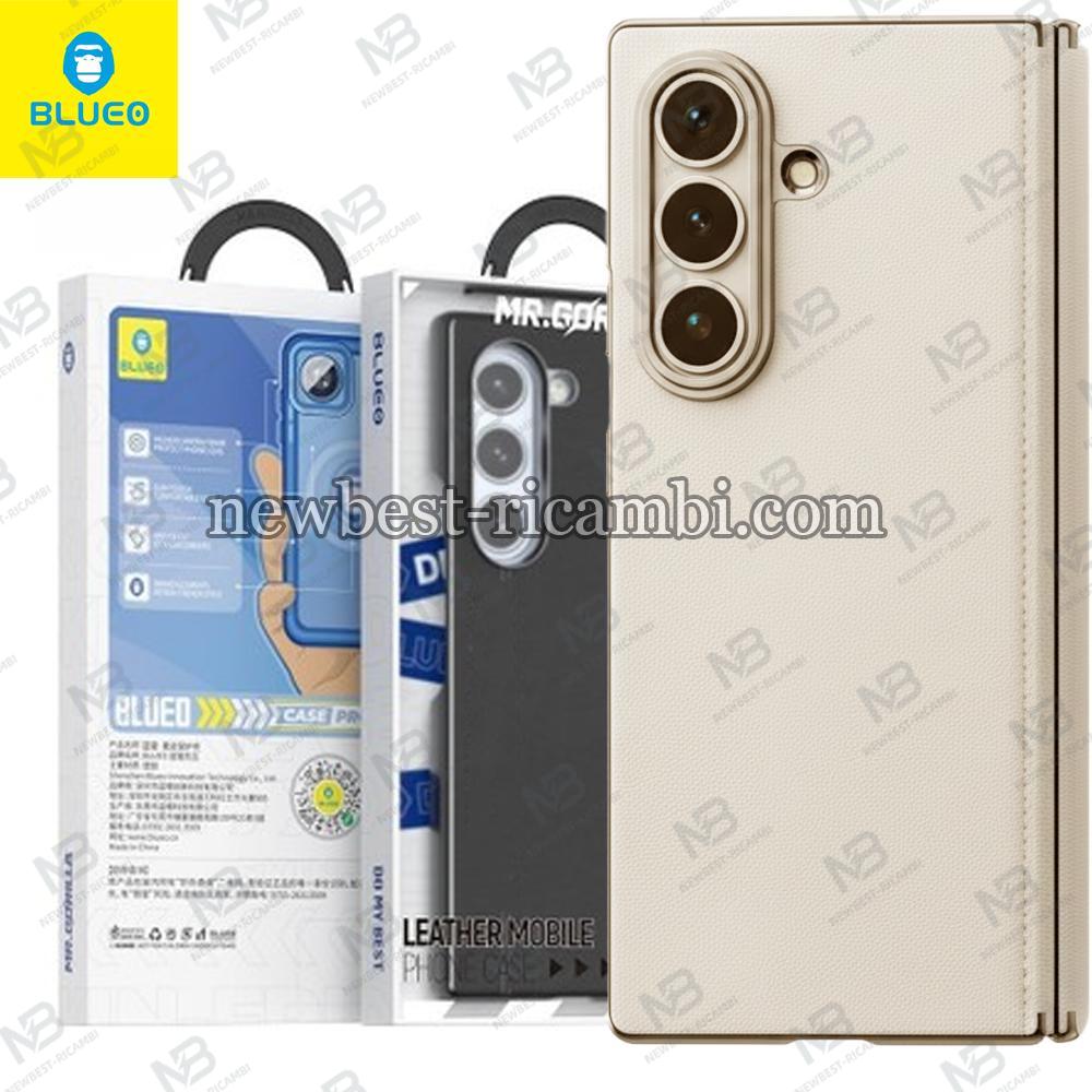 Blueo Leather Mobile Phone Case Samsung Galaxy Z Fold 7 5G F966 Beige In Blister