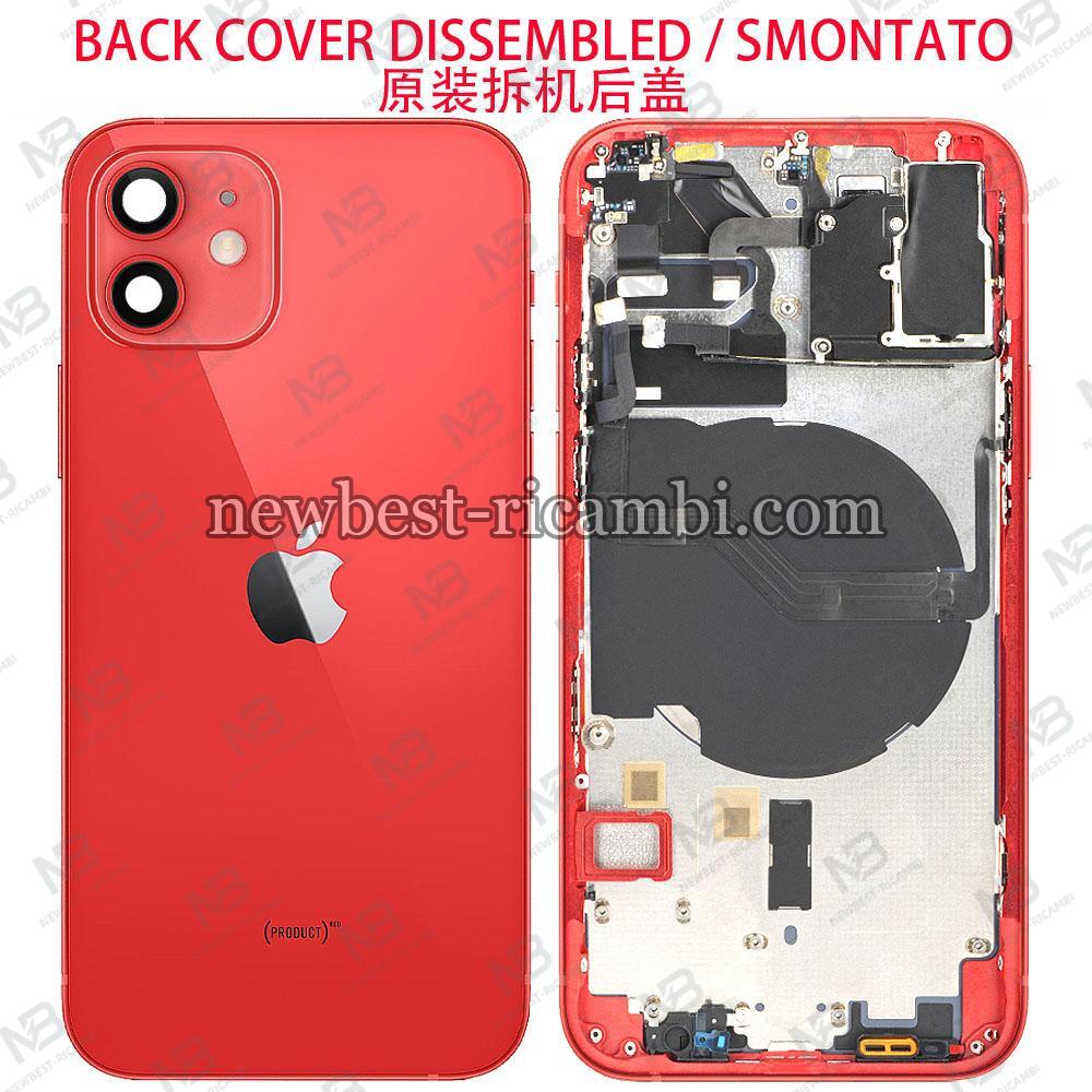 iPhone 12 Back Cover + Frame + Flex Red Disassembled Grade A Original