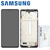 Samsung Galaxy M536 Touch + Lcd + Frame Black Service Pack
