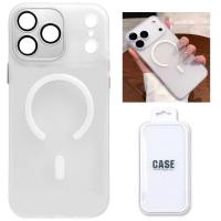 TPU Cover with Magnetic Case and Back Camera Protection for iPhone 17 Pro Max White In Blister