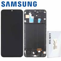 ​Samsung Galaxy A30 A305 Touch + Lcd + Frame Black Original Refurbished