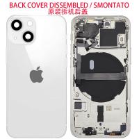 iPhone 13 Mini Back Cover + Frame + Flex White Dissembled Grade A Original