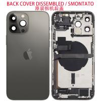 iPhone 13 Pro Max Back Cover + Wireless Charge + Full Flex Flashlight Black Disassembled Grade A Original