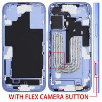 iPhone 16 Middle Frame + Side Key + Flex Camera Button Blue