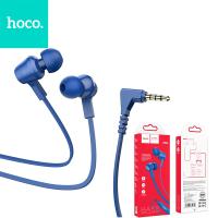 Wire Earphones Jack 3.5 mm Hoco M86 Blue In Blister