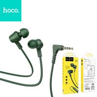 Wire Earphones Jack 3.5 mm Hoco M86 Army Green In Blister