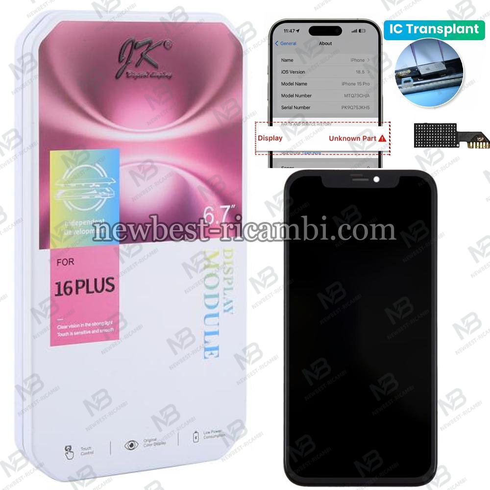 iPhone 16 Plus Touch + Lcd + Frame JK Incell FHD Removable IC