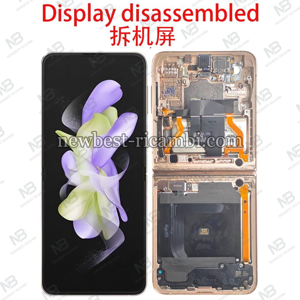 Samsung Galaxy Z Flip 4 5G F721 Touch + Lcd + Frame Pink Disassembled Grade B