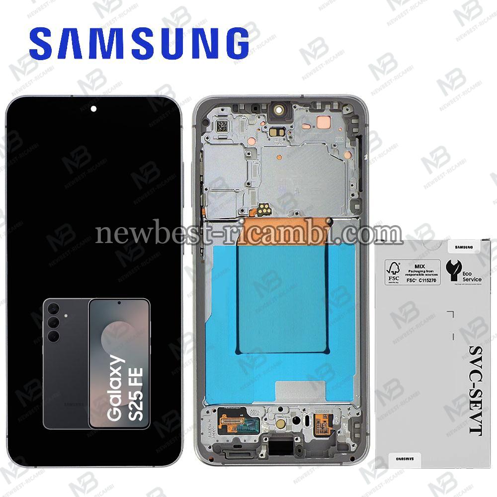 Samsung Galaxy S25 FE S731 Touch + Lcd + Frame Black Assembled Service Pack