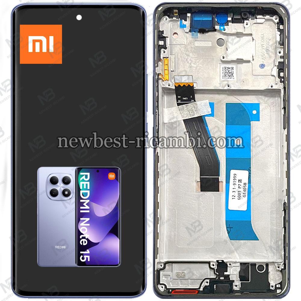 Xiaomi Redmi Note 15 4G (2510DRA23E / 2510DRA23G) Touch + Lcd + Frame Purple Service Pack