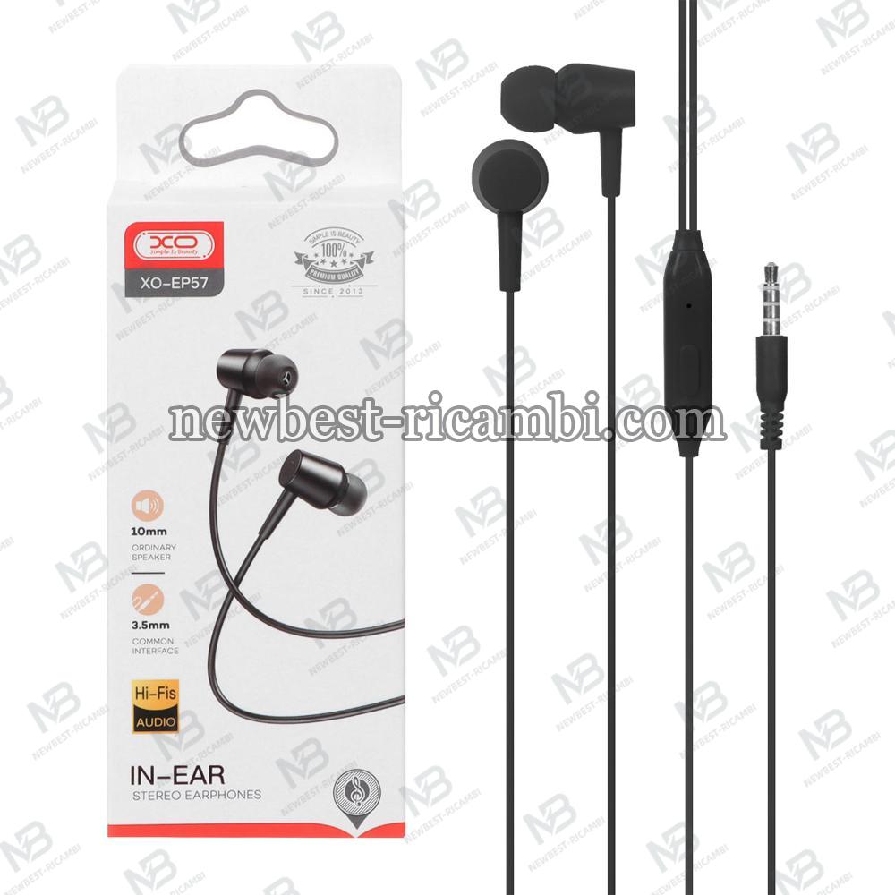 XO HF 3.5mm Crown Black - EP57 In Blister