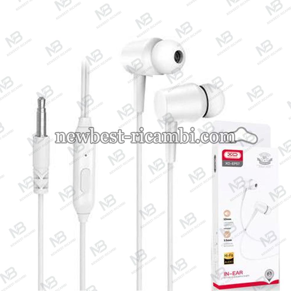 XO HF 3.5mm Crown White - EP57 In Blister