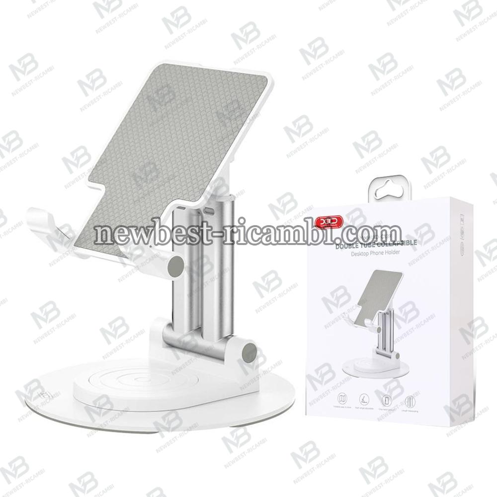 XO Holder For Desk Rotating Metal White - C139 In Blister