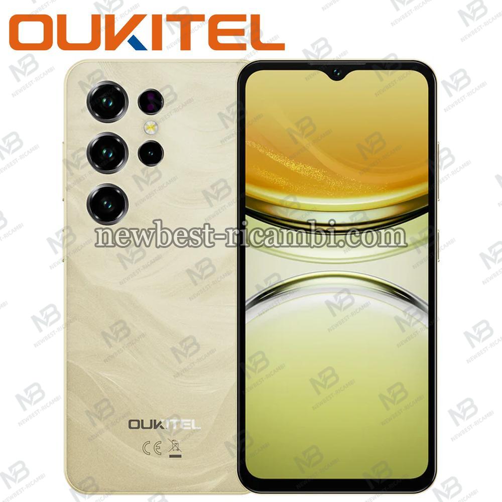 Oukitel C2 6.52-inch 5000mAh Battery 9.3mm Ultra-thin Body Smartphone 4+12/256GB Gold In Blister