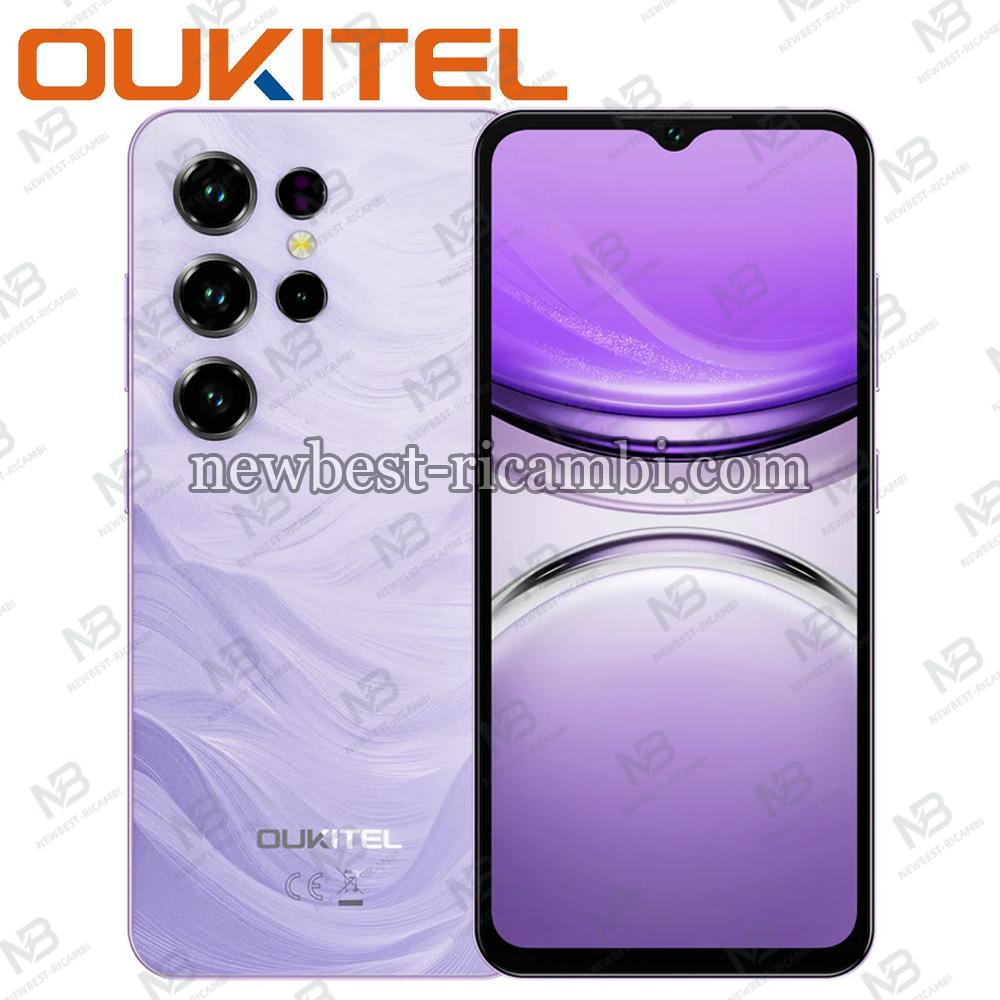 Oukitel C2 6.52-inch 5000mAh Battery 9.3mm Ultra-thin Body Smartphone 4+12/256GB Purple In Blister