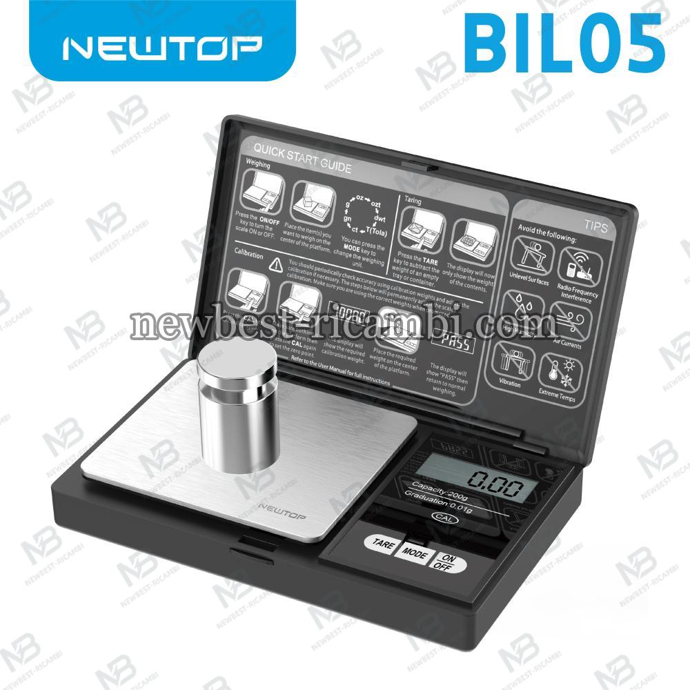 NEWTOP BILANCIA DI PRECISIONE HB-2 BIL05 (Bilancia - HB-2 - Nero)