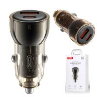 XO 12V 60W USB-A + USB-C Black - CC60 In Blister