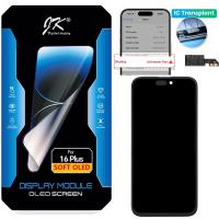 iPhone 16 Plus Touch + Lcd + Frame JK Oled Soft Removable IC