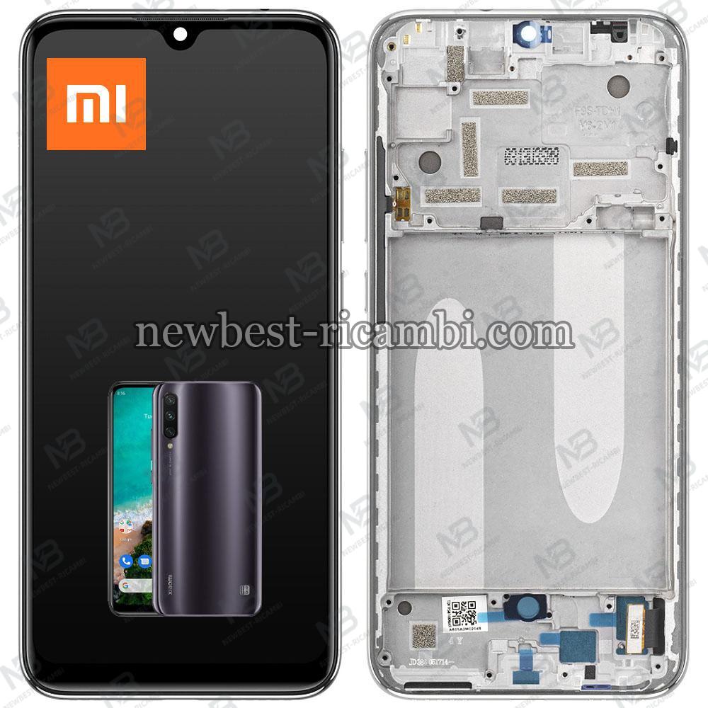 Xiaomi Mi A3 Touch + Lcd + Frame Silver Service Pack