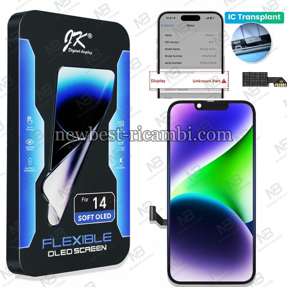 iPhone 14 Touch + Lcd + Frame JK Soft Oled Removable IC