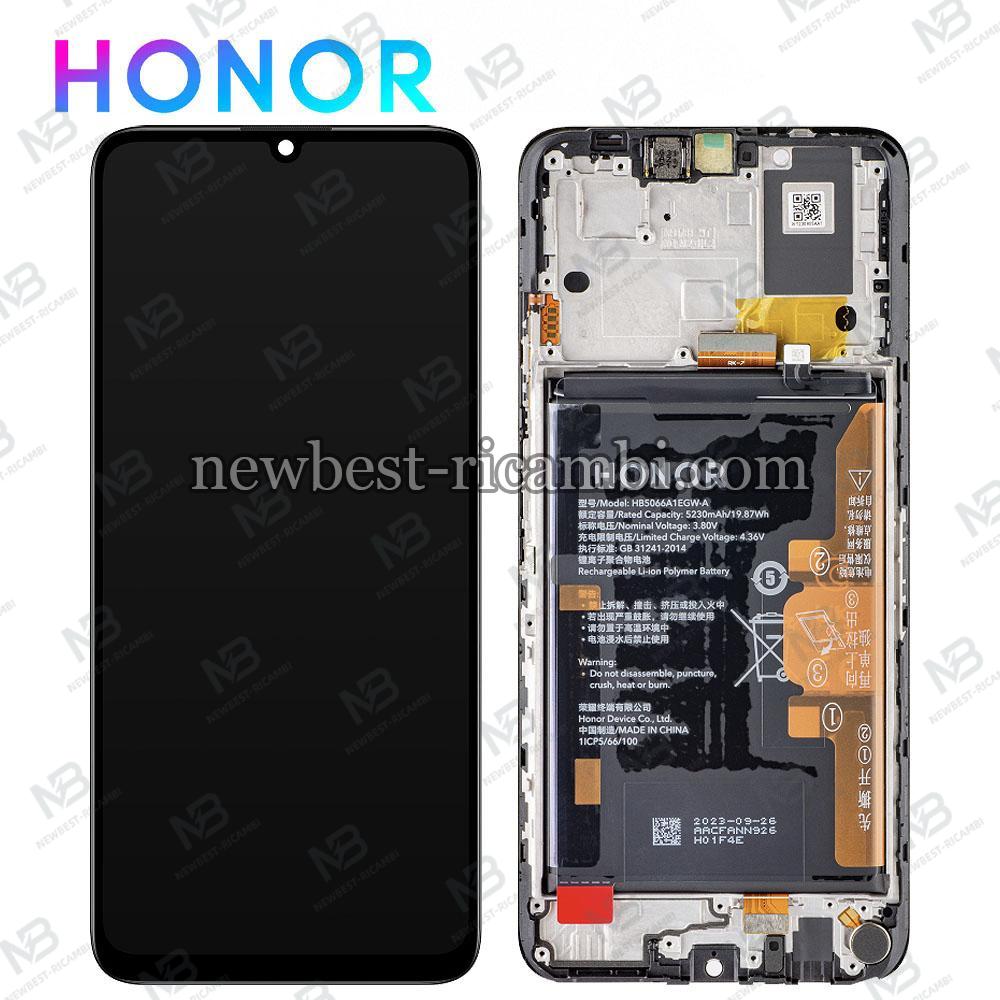 Huawei Honor X7A (RKY-LX2) Touch + Lcd + Frame + Battery Black Service Pack
