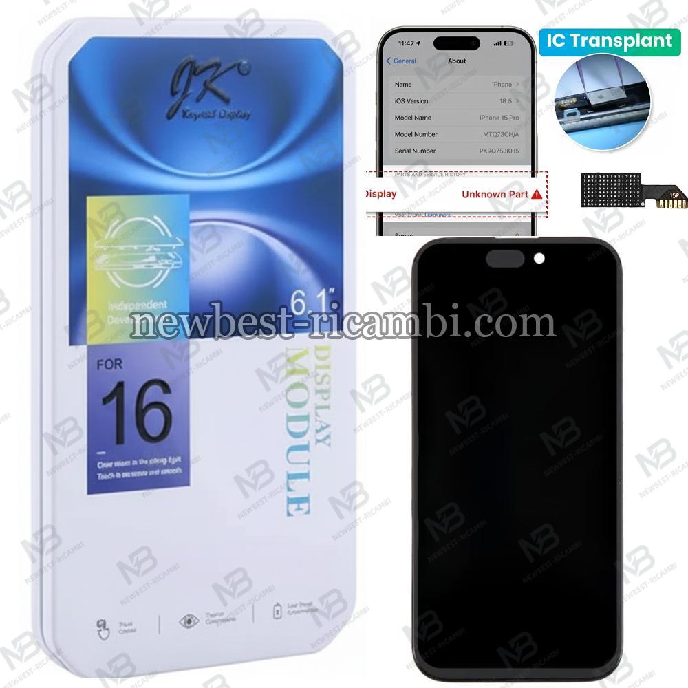 iPhone 16 Touch+Lcd+Frame Black JK Incell FHD Removable IC
