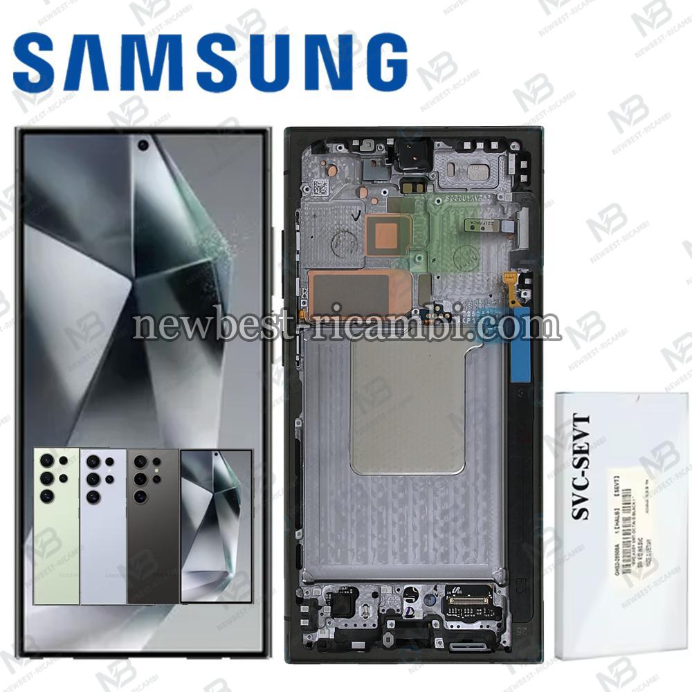 Samsung Galaxy S24 Ultra S928 Touch + Lcd + Frame Black / Blue / Green Assembled Service Pack