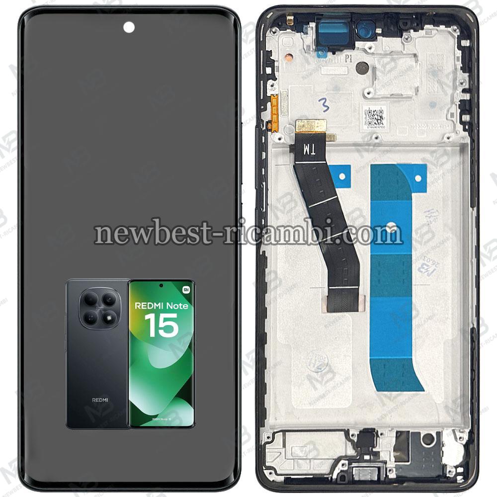 Redmi Note 15 4G (25096RA9BG / 25098RA98G) Touch + Lcd + Frame Black Original