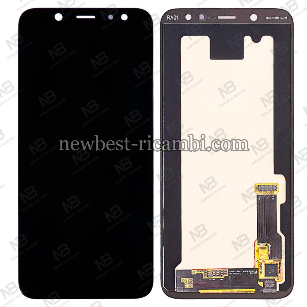 Samsung Galaxy A6 SM-A600F Touch + Lcd Black Change Glass
