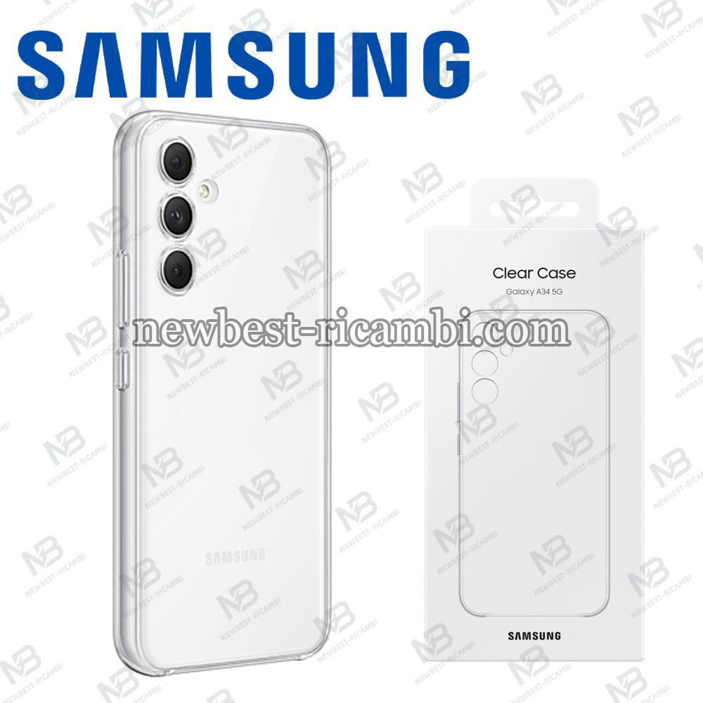 Samsung Galaxy A34 5G A346 Clear Case Transparent (EF-QA346CTEGWW) In Blister