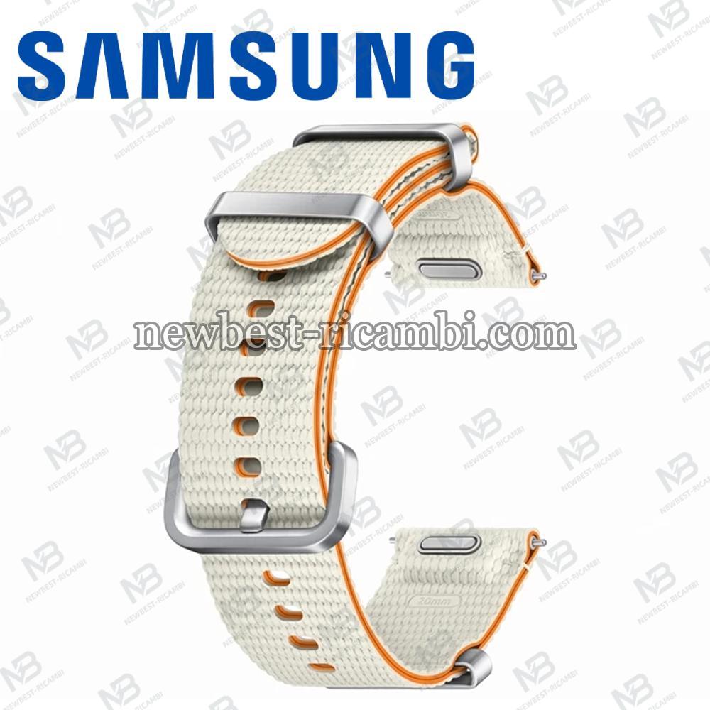 Samsung ET-SOL30SKEGEU Athleisure Sports Strap For Watch7 / 6 / 5 / 4 20 mm S/M White In Blister