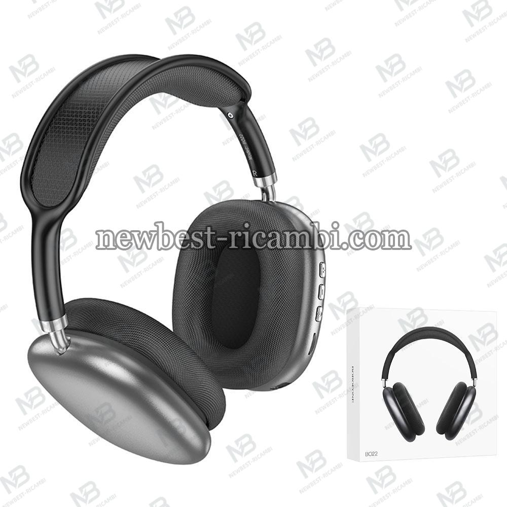 Handsfree Bluetooth Borofone BO22 Elegant Grey in Blister
