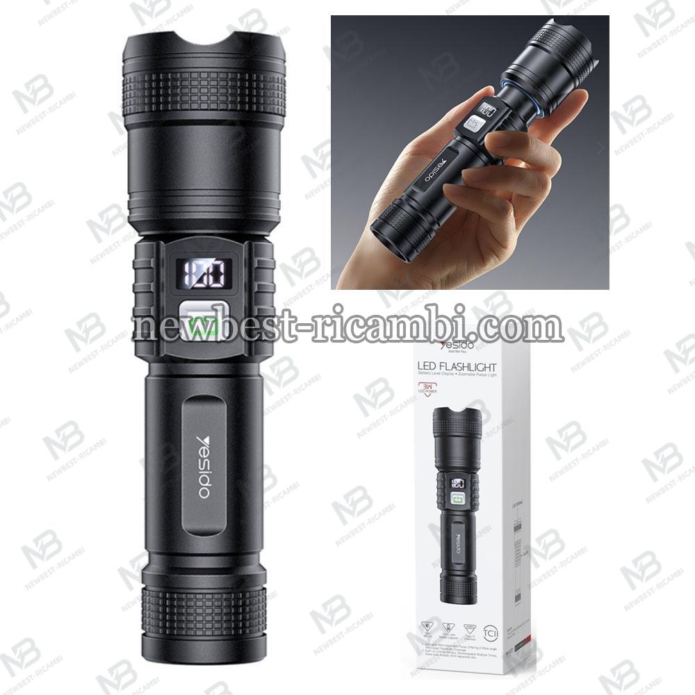 Flashlight Yesido TC11 190lm Black in Blister