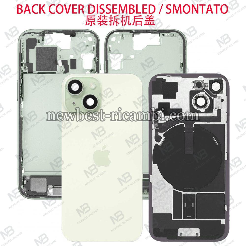 iPhone 15 Back Cover + Frame Full Flex Green Dissembled Grade A Original