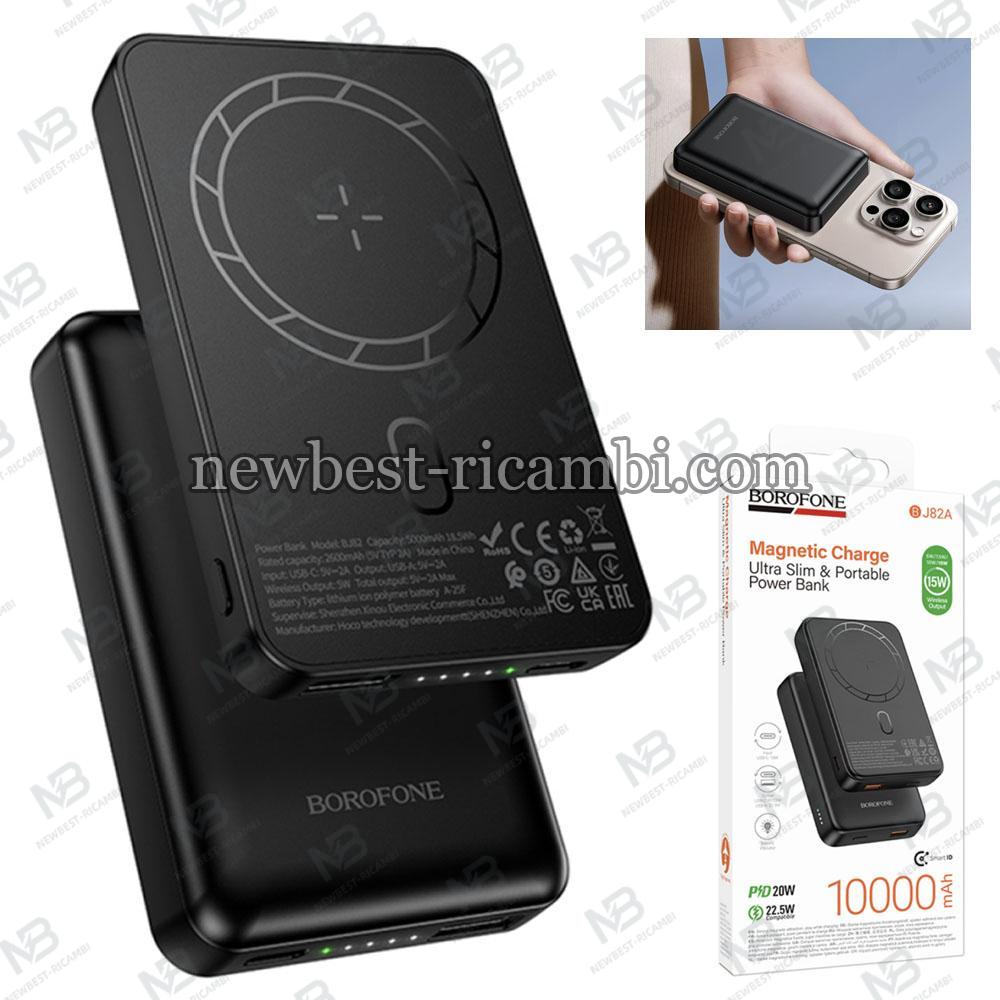 Powerbank Borofone BJ82A Dawn 10000mAh 22.5W QC + PD + FQI Black in Blister