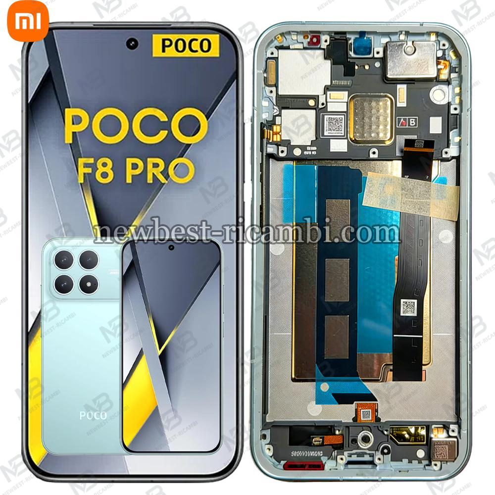 Xiaomi Poco F8 Pro 5G Touch + Lcd + Frame Blue Service Pack