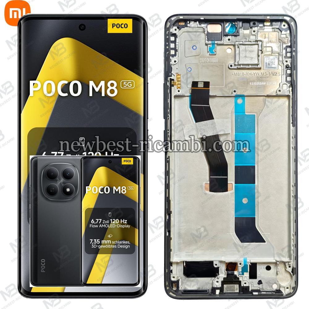 Xiaomi Poco M8 5G Touch + Lcd + Frame Black Service Pack