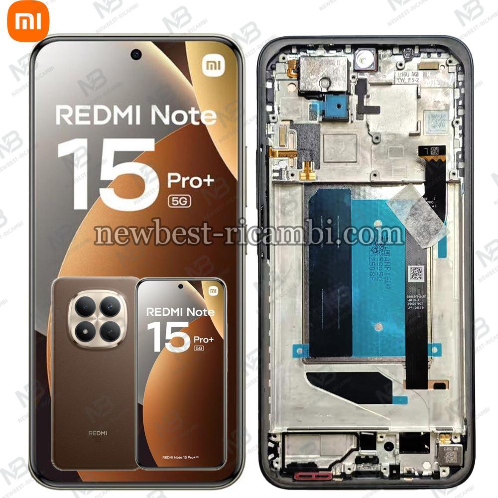 Xiaomi Redmi Note 15 Pro+ 5G Touch +Lcd + Frame Brown Service Pack