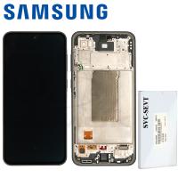 Samsung Galaxy A36 5G A366B Touch + Lcd + Frame Black Service Pack