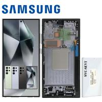 Samsung Galaxy S24 Ultra S928 Touch + Lcd + Frame Black / Blue / Green Assembled Service Pack